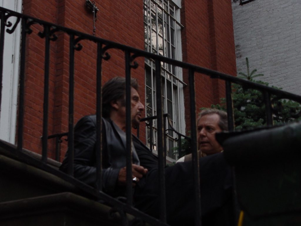 Al Pacino on Stairs of Actor's Studio NYC