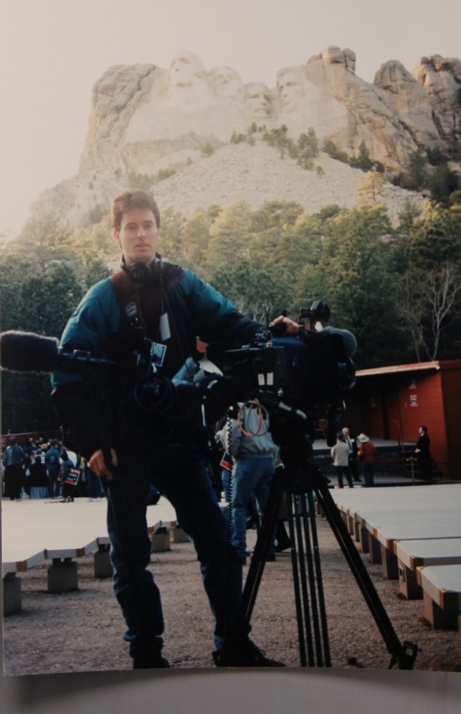 Location Sound at Mt. Rushmore for ABC News' World News